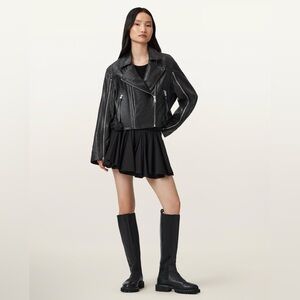 All Saints Masone Leather Biker Jacket NWOT